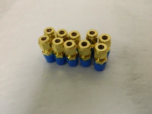 Ham-Let 1/4" Tube OD x 1/4" MPT Brass Compression Tube Male Connector Qty 10 - Picture 1 of 3