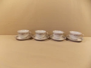 Sone China "Son44" Handpainted 4 Cups & Saucers - Picture 1 of 5