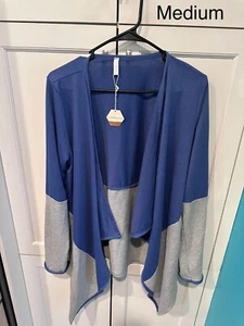 New women's fashion sage cardigan by teaberry XL acrylic open front - Picture 1 of 3