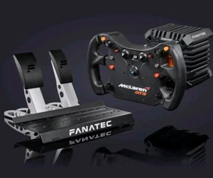 Fanatec CSL DD QR2 5NM Mclaren Bundle Wheel Base Pedals XBOX/PC New Sealed - Picture 1 of 4