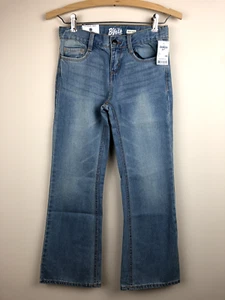 OshKosh B'gosh - Girls E-Z Adjust Waist Boot Cut Light Wash Blue Jeans - Picture 1 of 6