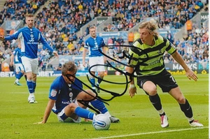 SCUNTHORPE UNITED HAND SIGNED MARTYN WOOLFORD 6X4 PHOTO 2. - Picture 1 of 1
