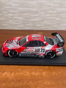 1/18 AUTOart Nissan JGTC 2002 castrol Pitwork GT-R #23 rojo plata con caja - Imagen 1 de 11