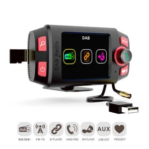Im Auto DAB/DAB+ Digital FM Radio Adapter Empfänger mit Blauzahn Musik Streaming - Bild 1 von 7
