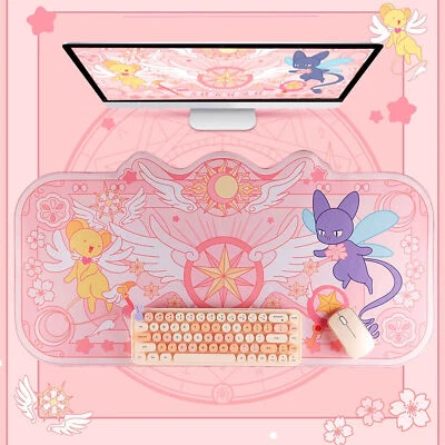 Card Captor Sakura Cos Mouse Pad Cute Pink PC Desk Mat Anime Table Pad Girl Gift - Image 1 of 4