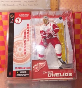 Figura de acción, Chris CHELIOS, NHL, Serie 7, de colección 2003, nueva en caja por McFarlane's Sports - Imagen 1 de 12