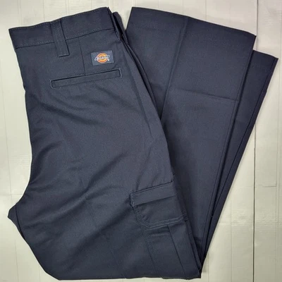 Vintage Dickies Zipper Cargo Pants 32x30 Dark Navy New with Tags Zipper Pocket - Image 1 of 4