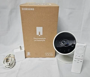 Samsung The Freestyle SP-LSP3BLA Smart LED Portable Projector CIB TESTED - Picture 1 of 17