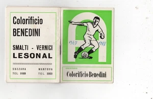 MANTOVA CALCIO CALENDARIETTO 1967-68 CON 46 FOTO CON RIVA RIVERA SIVORI MAZZOLA - Picture 1 of 7