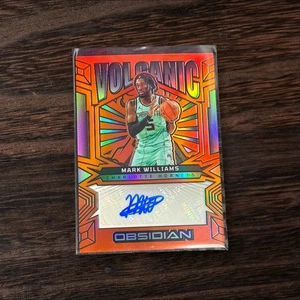 2024-25 Panini Obsidian Mark Williams Volcanic Orange Auto /99 Hornets - Picture 1 of 2