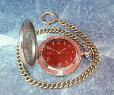 MOLNIJA USSR Original 100% Pocket Watch Serviced Mechanical 3602 Vintage Rare - Image 1 of 4