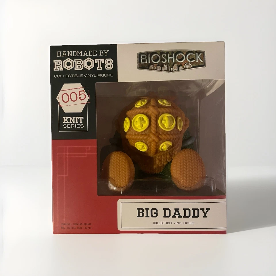 Handmade by Robots Bioshock Big Daddy 005 Knit Series collectible vinyl figure - Image 1 of 4