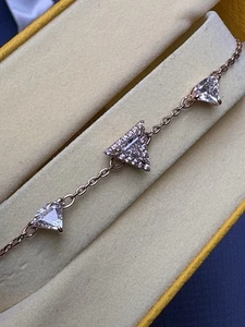 Swarovski Stilla Armband Dreiecksschliff rosegoldfarben - Bild 1 von 6