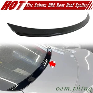 Painted Black Fits Subaru BRZ Toyota GR 86 Rear Window Roof Spoiler 2022-2025 - Picture 1 of 5