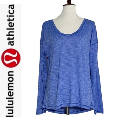 Blazer Lululemon Meant To Move manga longa couro azul tamanho 12 - Imagem 1 de 4