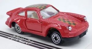 Porsche 911 Turbo rojo #6 diecast con puertas de apertura escala 1/64 - Imagen 1 de 2