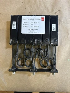 Sistemi a radiofrequenza RFS 636-6A-3-3 duplexer - usato non sintonizzato / non testato - Foto 1 di 10