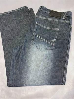 Jeans Reverb para hombre talla 38 x 32 pierna suelta 100 % algodón desteñido Foto 1 de 4