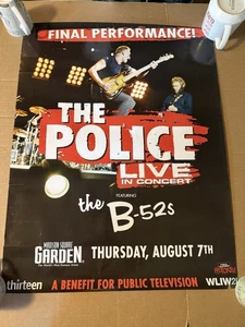 Vintage The Police Rock Band Poster Abschlusskonzert 7. August 2008 B52’s - Bild 1 von 3