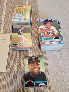 RARE 1991 STADIUM CLUB BASEBALL PRE-PRODUCTION SAMPLE SET 300-600 - Picture 1 of 12