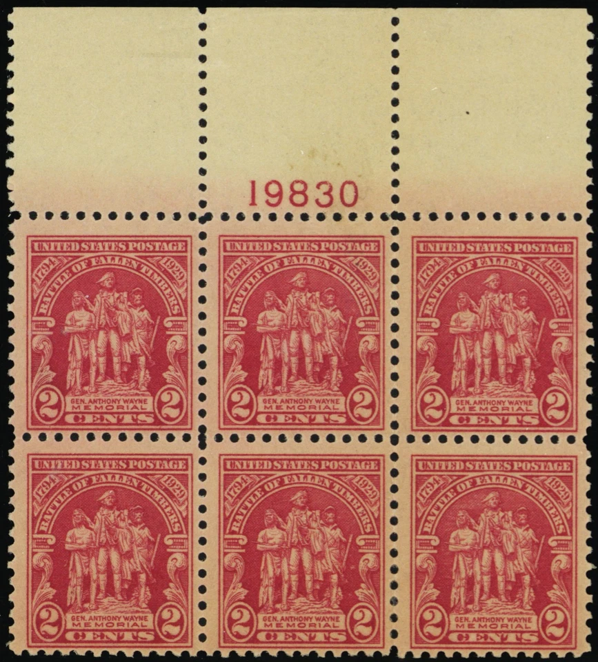 680, Mint LH 2¢ Plate Block of Six SCV $20 - Stuart Katz - Image 1 of 1