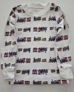 Janie And Jack Pajamas - Size 3 Train - Christmas - 100% Cotton - Picture 1 of 5