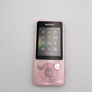 SONY NW-S785 Walkman Digital Media Player Audio Mp3 16GB Pink Japanese Tested - Picture 1 of 8