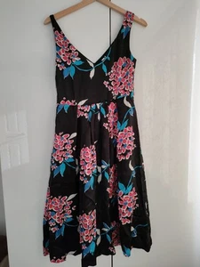 Monsoon 100% Silk Dress Size 10 - Picture 1 of 6