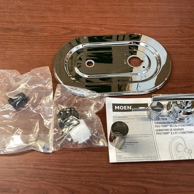 NUEVO MOEN T2900 Gibson Posi-Temp 3 funciones válvula de transferencia recorte cromo B243 Foto 1 de 2