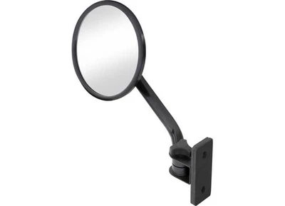 Par de espejos retrovisores Smittybilt 7618 Trail negros redondos de 6 pulgadas para Jeep TJ/JK Foto 1 de 4