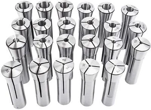 23PC Mill Chuck Holder Precision R8 Collet Set 1/16" - 3/4" for Bridgeport .0006 - Picture 1 of 6