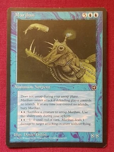 Magic The Gathering HOMELANDS MARJHAN blue card MTG - Imagen 1 de 2
