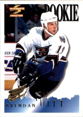 1995-96 Pinnacle Summit #189 Brendan Witt WASHINGTON CAPITALS - Image 1 of 2