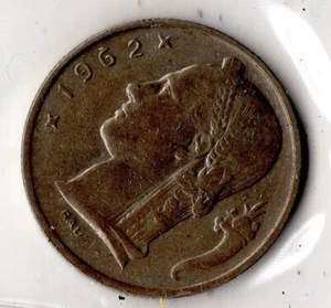 Belgien: 5 Francs 1962 Belgique - Bild 1 von 2
