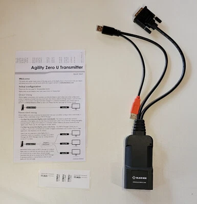Black Box ACR500DV-T Agility Zero U Transmitter DVI Digital KVM New - Image 1 of 4