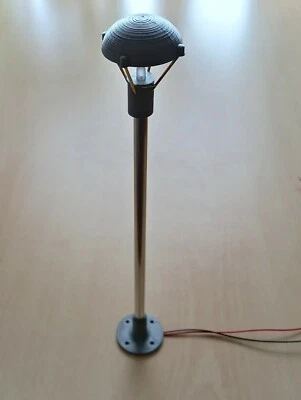 🚂 Bahnhofslampe Laterne Salatschüssel LED Höhe 265mm passend zu LGB Spur G