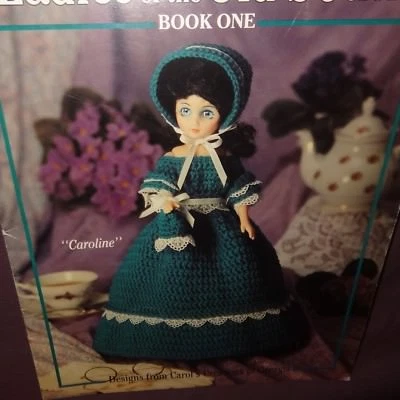 American Heritage Dolls Ladies Old South Crochet 1994 Booklet 2097 Leisure Arts  - Image 1 of 4