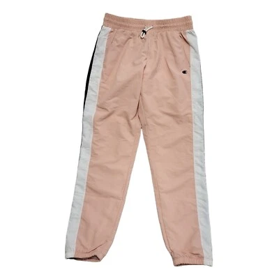 Champion Pink Tapered Tracksuit Bottoms UK Women's Size S W26 L27 Bnwt AA868 - Image 1 of 4