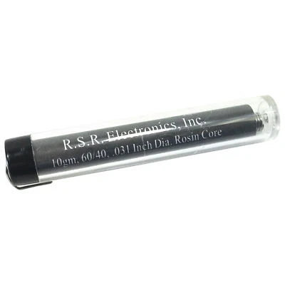 ELECTRONIX EXPRESS 10 Grams Rosin Core Solder in Dispensing Tube - 60/40 - Thickness .031"