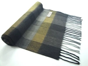Pure Cashmere Handmade Mens Scarf NWT - Picture 1 of 5