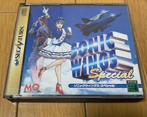 Sega Saturn Sonic Wings Special SS Media Quest Japan Import