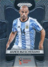 2018 Panini Prizm World Cup #6 Javier Mascherano Argentina Soccer Card