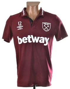 WEST HAM UNITED 2018/2019 FUSSBALL POLOSHIRT UMBRO GRÖSSE S #12 - Bild 1 von 4