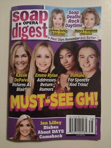 SOAP OPERA DIGEST MAGAZINE  SEPTEMBER 18, 2023  MUST SEE GH! 09/18/23 