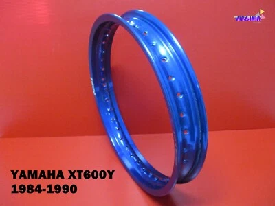Fit Yamaha XT600Y 1984-1990 Blue  Aluminium  Wheel Rim Size 21x1.85  * VI518* Foto 1 de 4