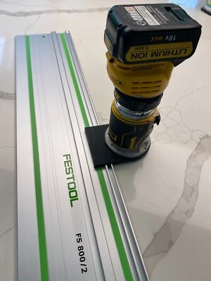 Dewalt Router DCW600 DWP611 Plunge Base Guide Rail Adapter to Festool Track - Image 1 of 4