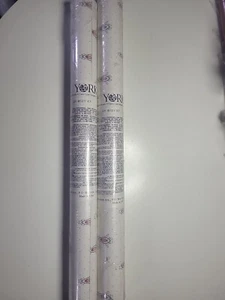 2 Double Rolls York Fine Wallpaper Prepasted Sealed 56 Sq.ft. A Roll - Picture 1 of 8