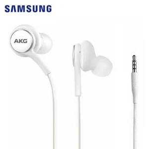 Original Samsung AKG Headphones Headsets For Samsung Galaxy A23 5g White - Picture 1 of 3
