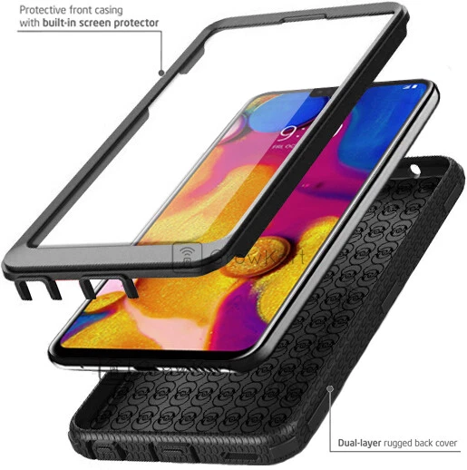 REFINED ARMOR SHOCKPROOF RUGGED Tank Phone Case Cover +BUILT-IN SCREEN PROTECTOR - Image 1 of 4