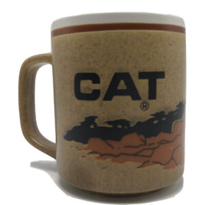 Vintage CAT Coffee Mug Cup Licensed Products of Caterpillar INC